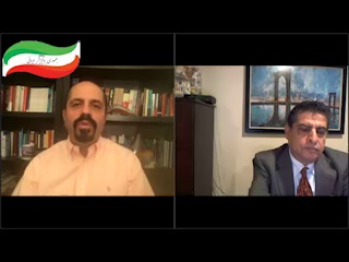 مصاحبه اختصاصی کانال تلگرام جمهوری ایرانی با دکتر علی افشاری در مورد شرایط سیاسی ایران ، تحریم ها و همچنین وضعیت جمهوری خواهان ایران 
